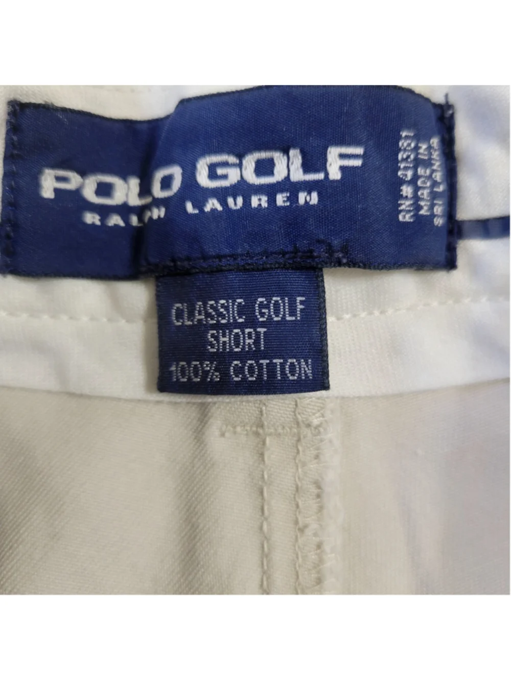 Ralph Lauren Polo Golf Men's Vintage Pleated Khaki Classic Cotton Shorts Size 36